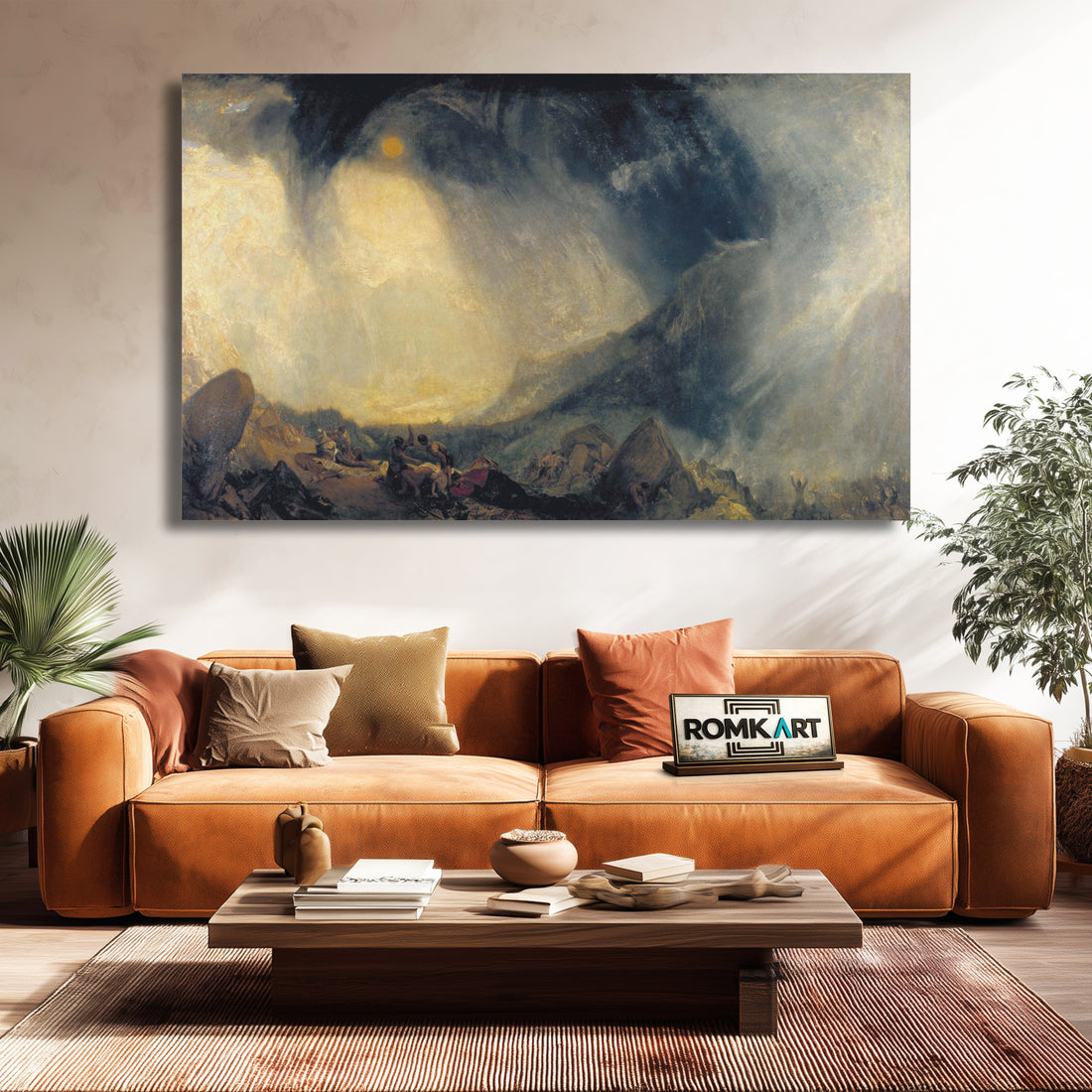 William Turner Snow Storm Hannibal And His Army Crossing The Alps 1812 – Reproduction