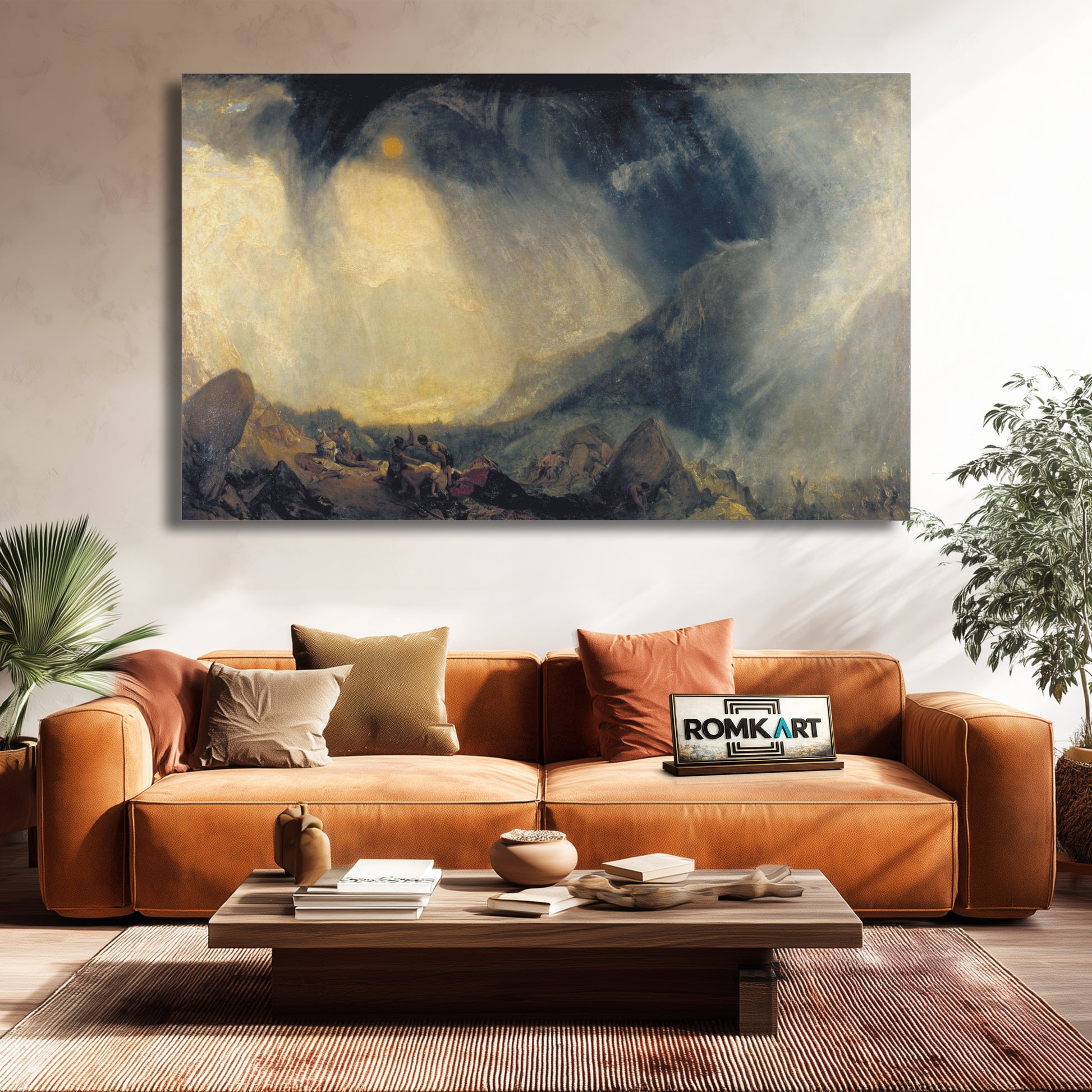 William Turner Snow Storm Hannibal And His Army Crossing The Alps 1812 – Reproduction