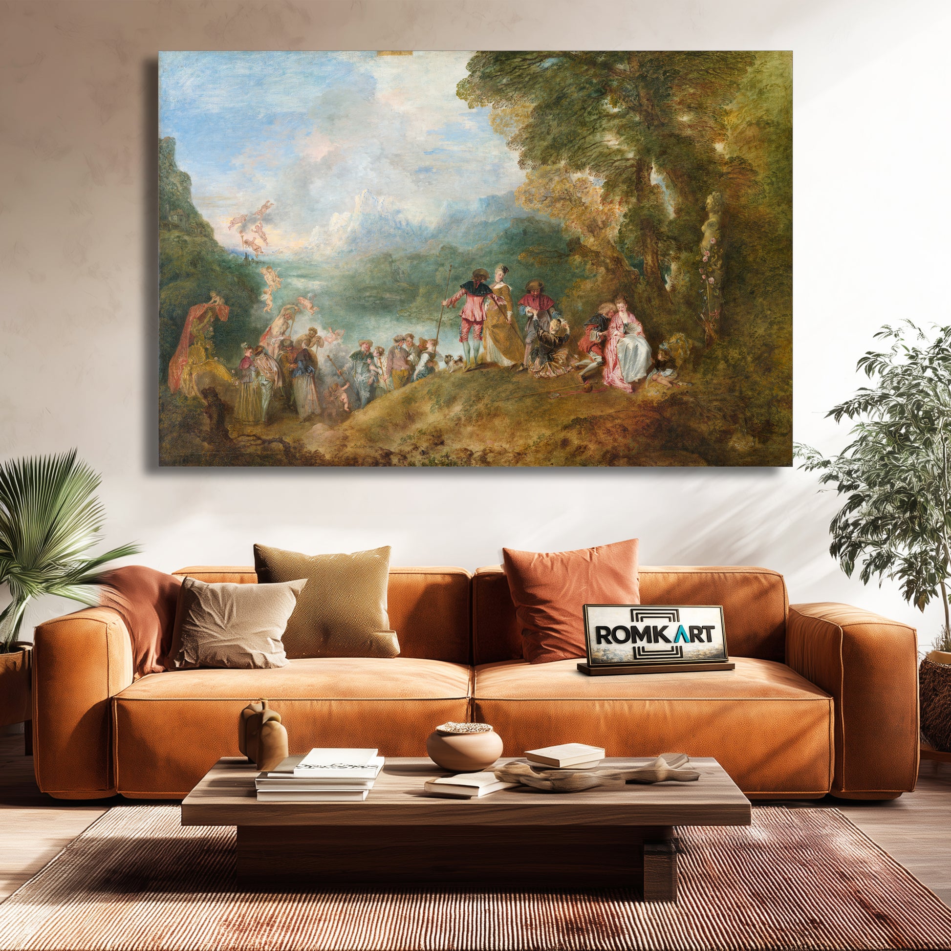 Jean-antoine Watteau The Embarkation For Cythera – Reproduction