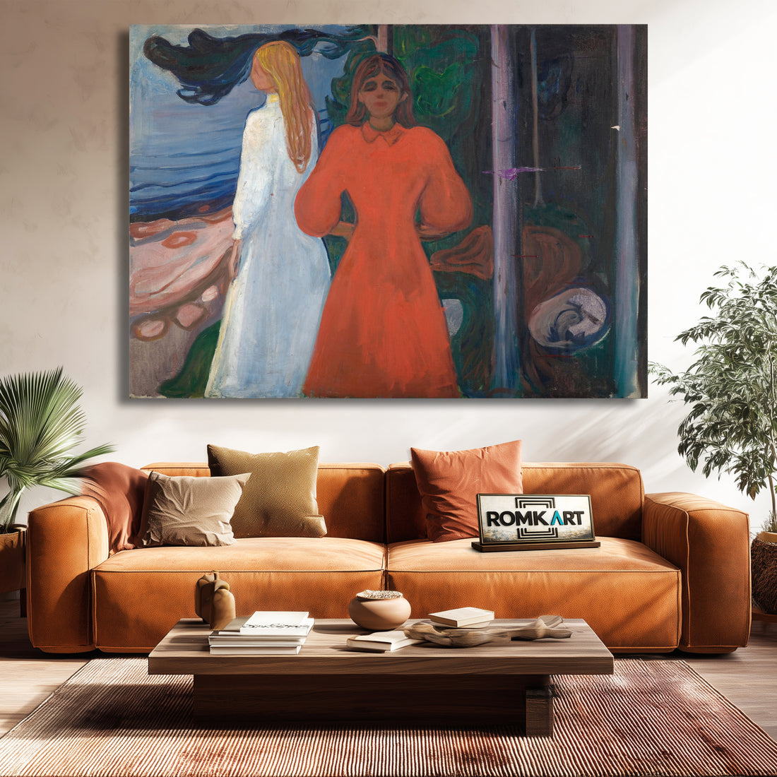 Edvard Munch Red And White 1900 – Reproduction
