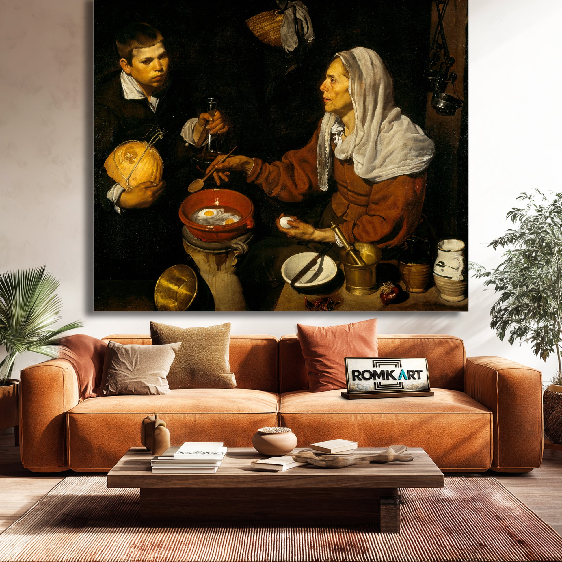 Diego Velazquez Old Woman Cooking Eggs 1618 – Reproduction