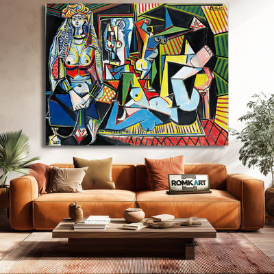 Pablo Picasso Les Femmes D'alger Version O The Women Of Algiers 1955 – Reproduction