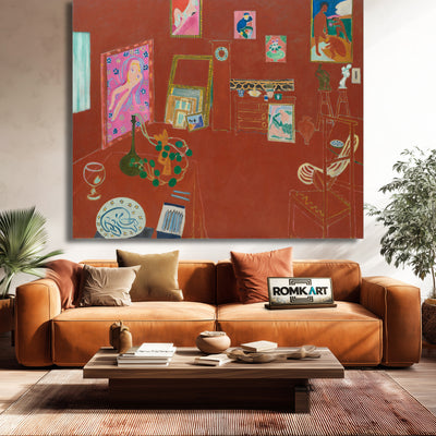 Henri Matisse The Red Studio 1911 – Reproduction