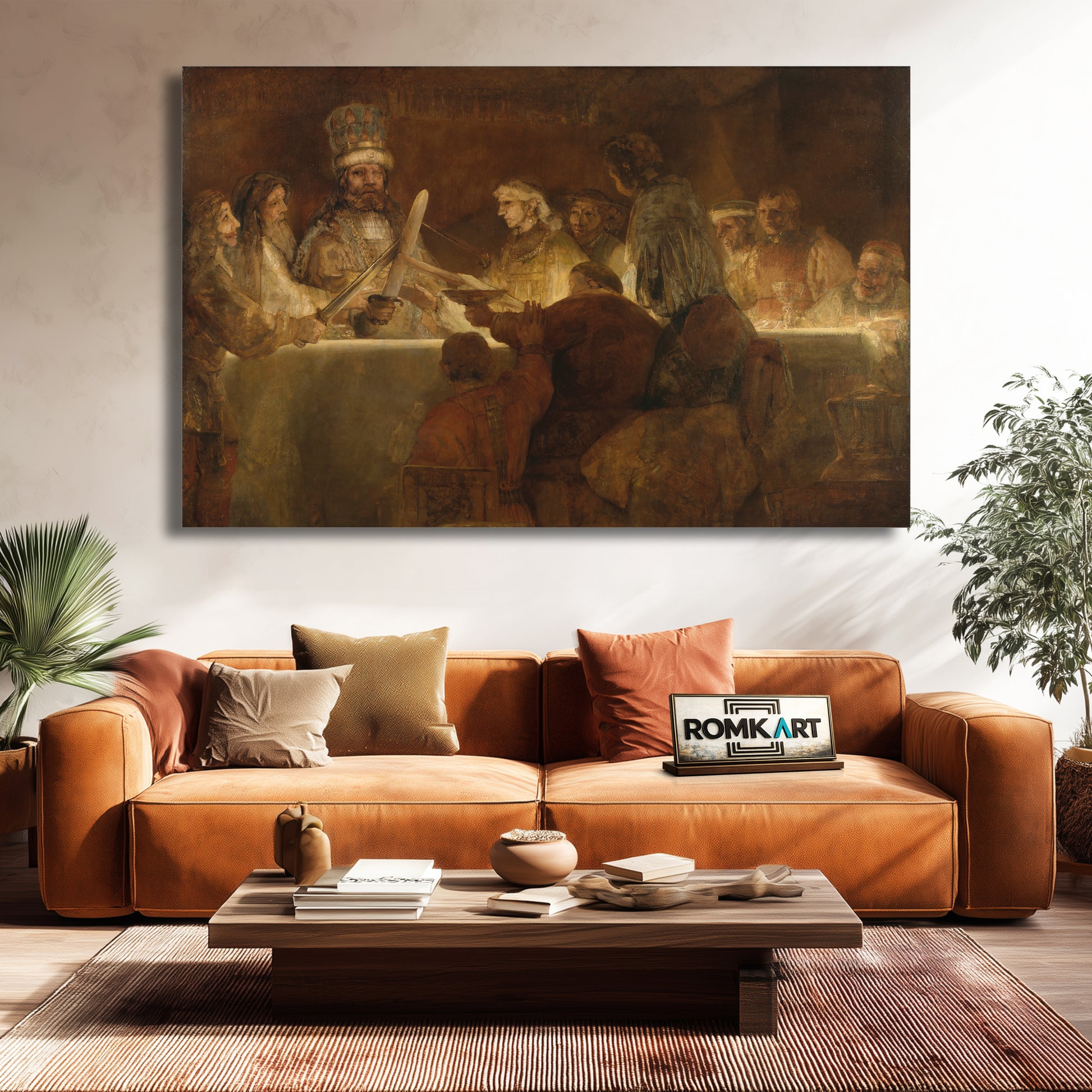 Rembrandt The Conspiracy Of Claudius Civilis 1661 1662 – Reproduction