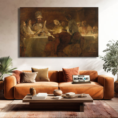 Rembrandt The Conspiracy Of Claudius Civilis 1661 1662 – Reproduction
