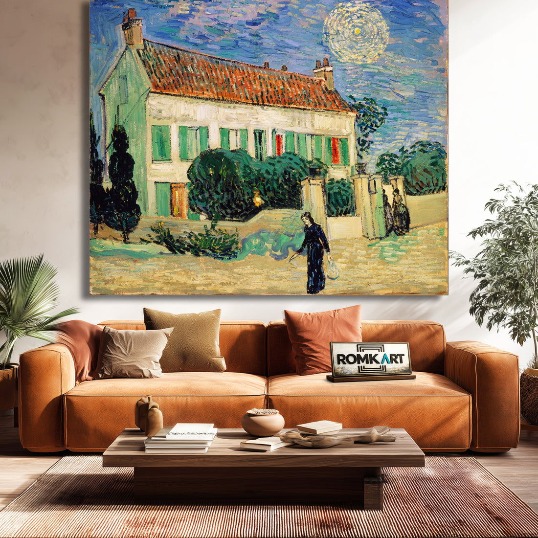 Vincent Van Gogh White House At Night – Reproduction