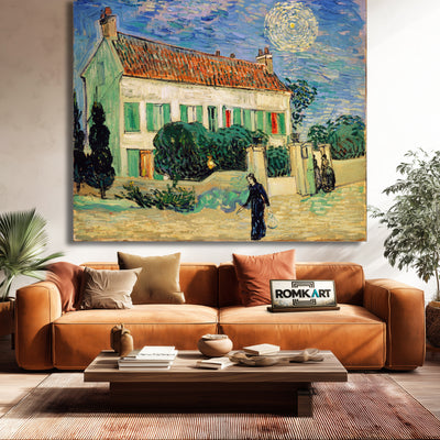 Vincent Van Gogh White House At Night – Reproduction