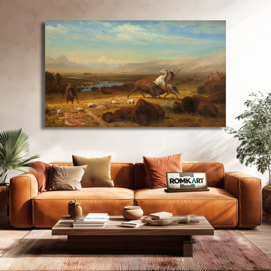 Albert Bierstadt The Last Of The Buffalo – Reproduction