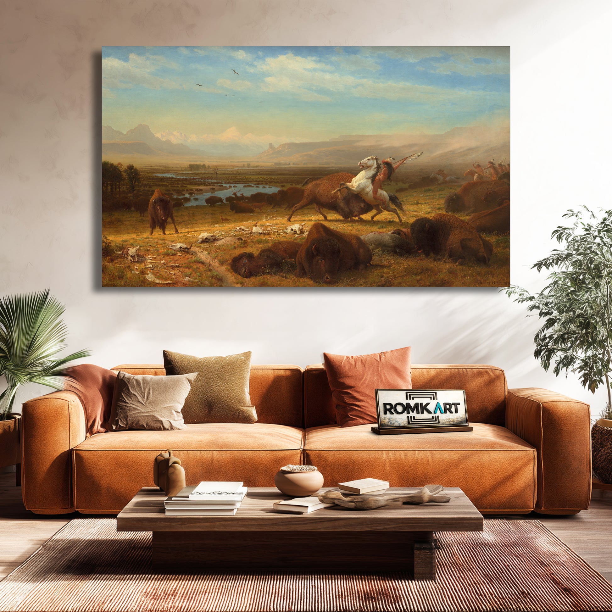 Albert Bierstadt The Last Of The Buffalo – Reproduction