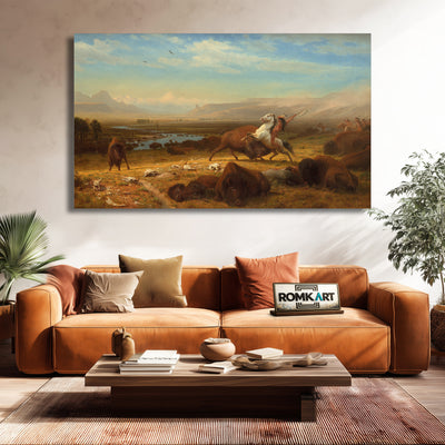 Albert Bierstadt The Last Of The Buffalo – Reproduction