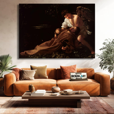 Caravaggio Saint Francis Of Assisi In Ecstasy – Reproduction