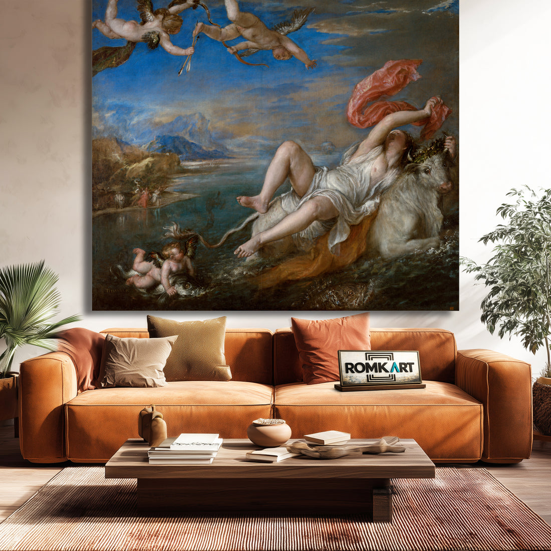 Titian The Rape Of Europa 1560-1562 – Reproduction
