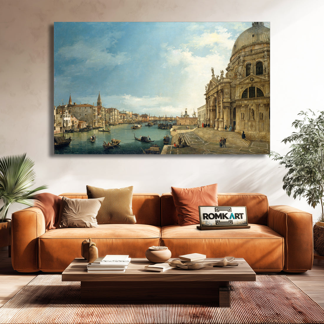 Canaletto Venice The Grand Canal With Santa Maria Della Salute Towards The Bacino – Reproduction