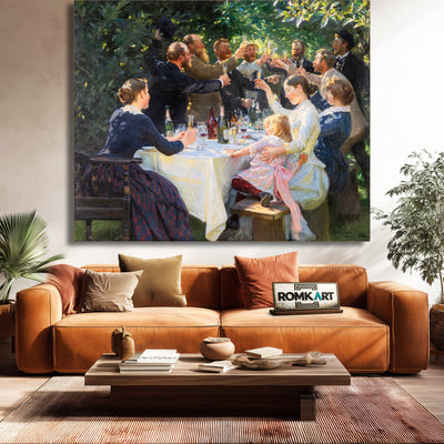 Peder Severin Kroyer Hip Hip Hurra – Reproduction