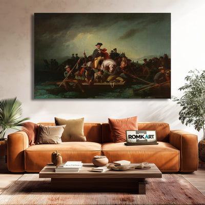 George Caleb Bingham Washington Crossing The Delaware 1856 – Reproduction