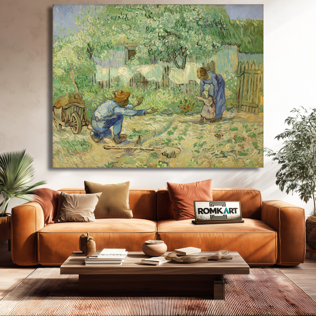 Vincent Van Gogh First Step - After Millet – Reproduction