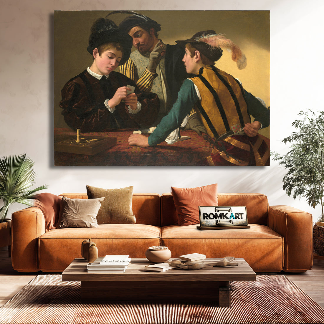 Caravaggio The Cardsharps – Reproduction