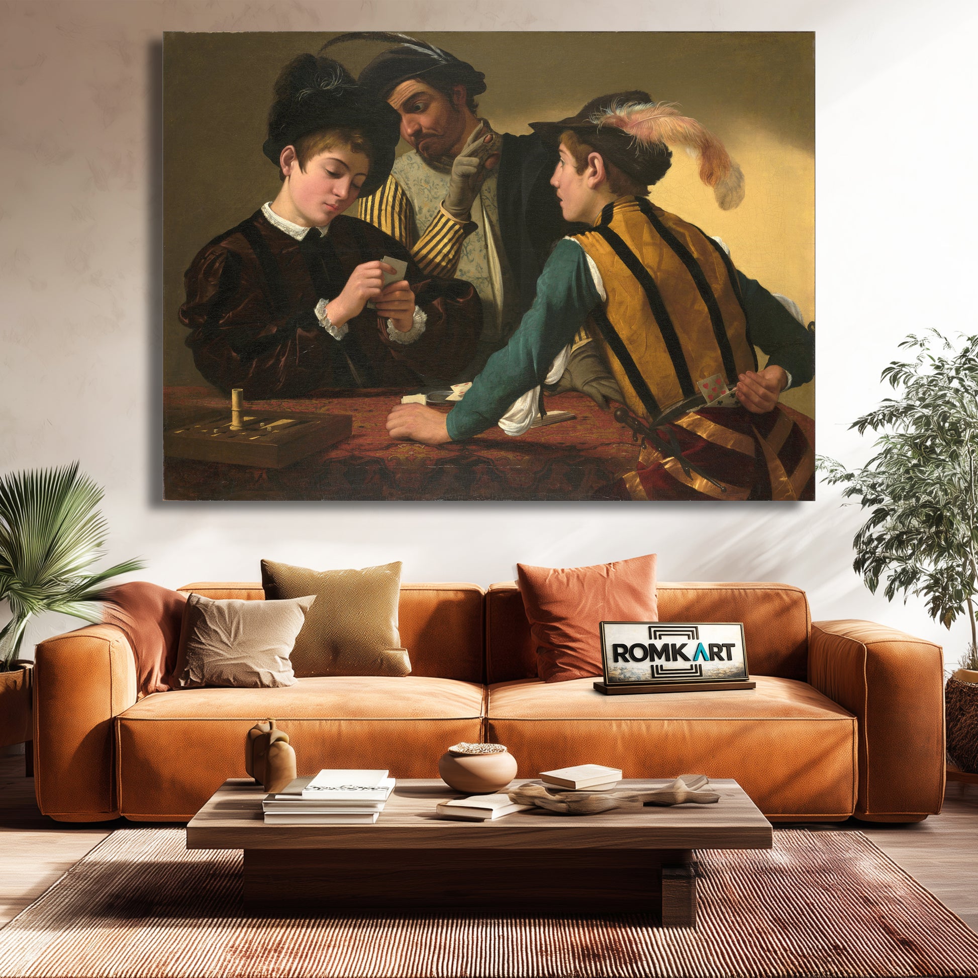 Caravaggio The Cardsharps – Reproduction