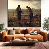 Jean-francois Millet The Angelus 1857-59 – Reproduction