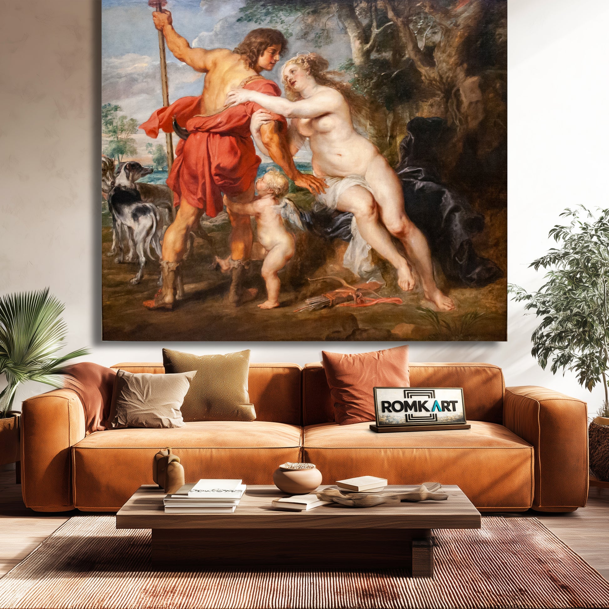 Peter Paul Rubens Venus And Adonis C 1630 – Reproduction
