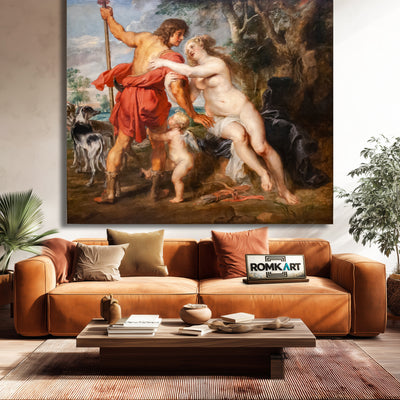 Peter Paul Rubens Venus And Adonis C 1630 – Reproduction