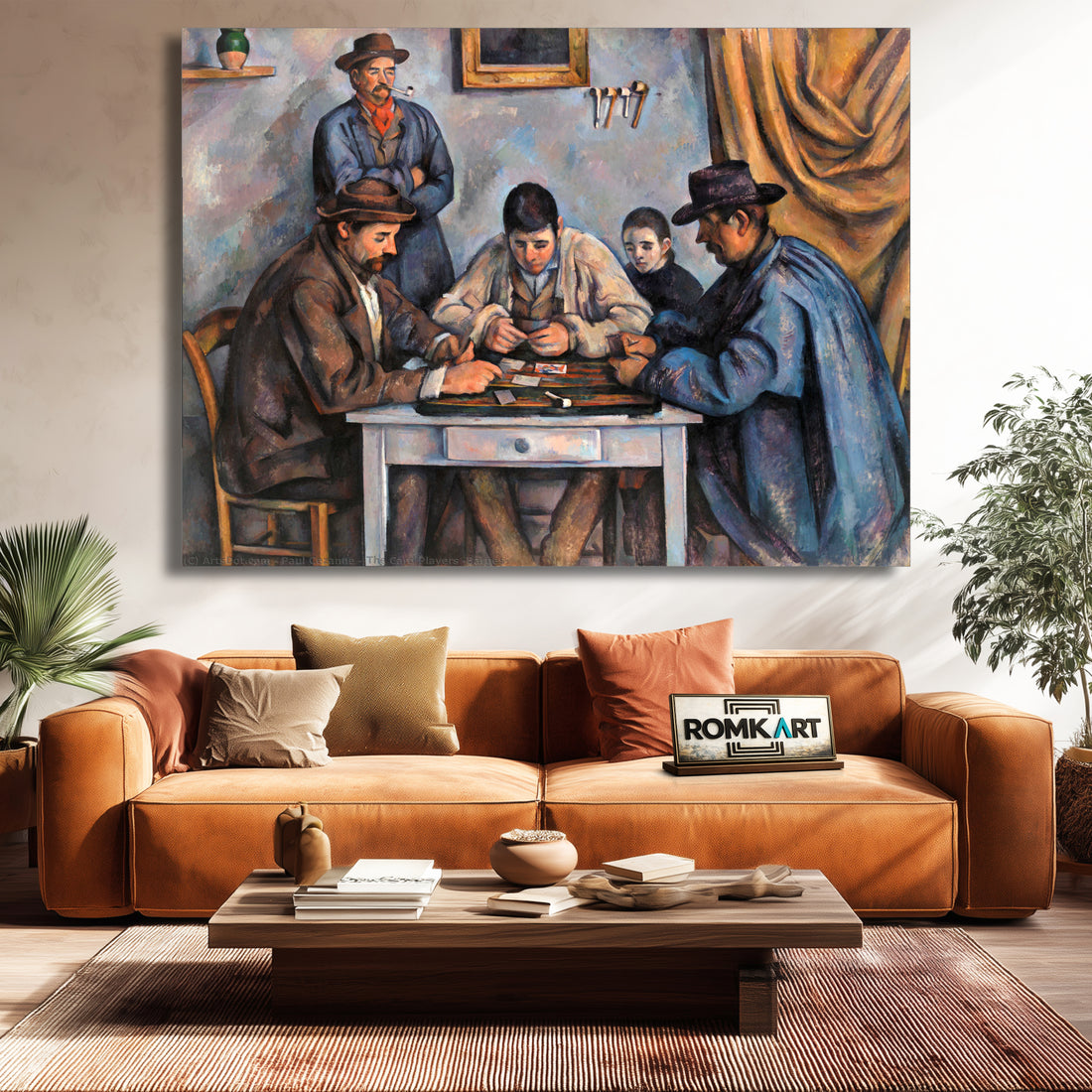 Paul Cezanne The Card Players 1890-1892 – Reproduction