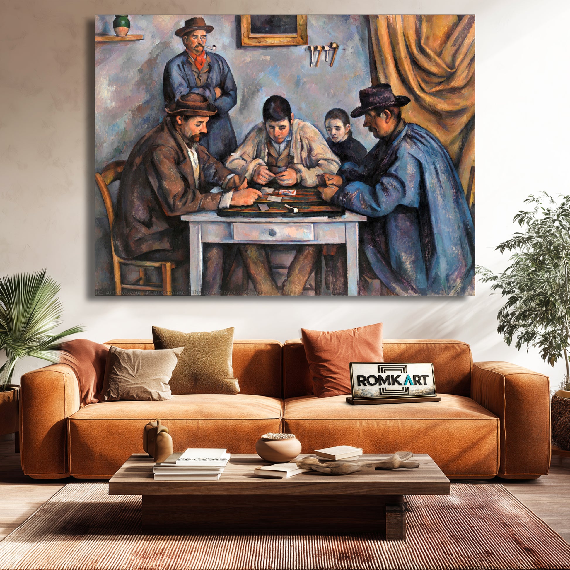 Paul Cezanne The Card Players 1890-1892 – Reproduction