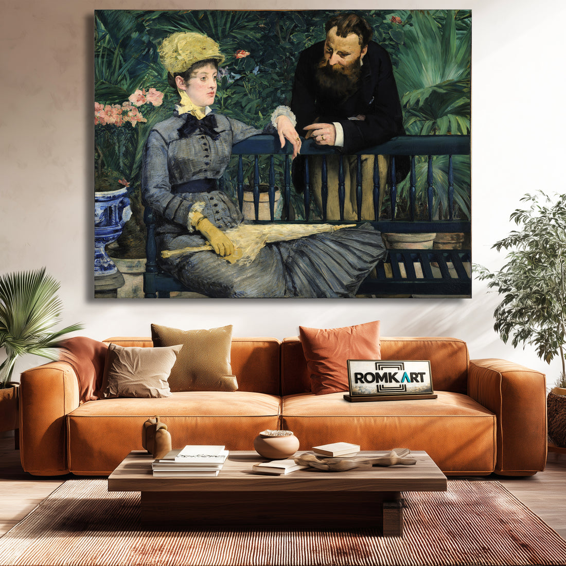Edouard Manet In The Conservatory 1878 – Reproduction