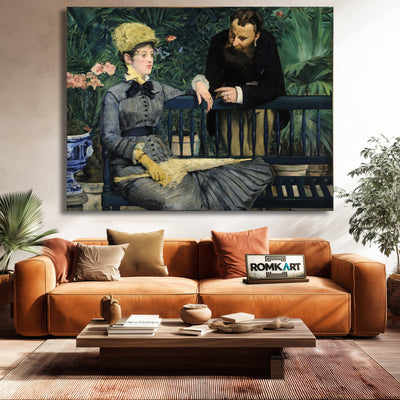 Edouard Manet In The Conservatory 1878 – Reproduction