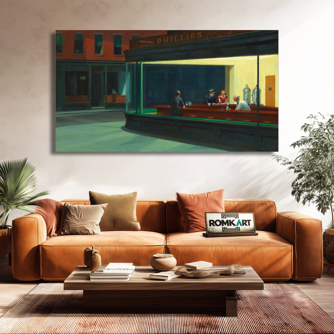 Edward Hopper Nighthawks 1942 – Reproduction