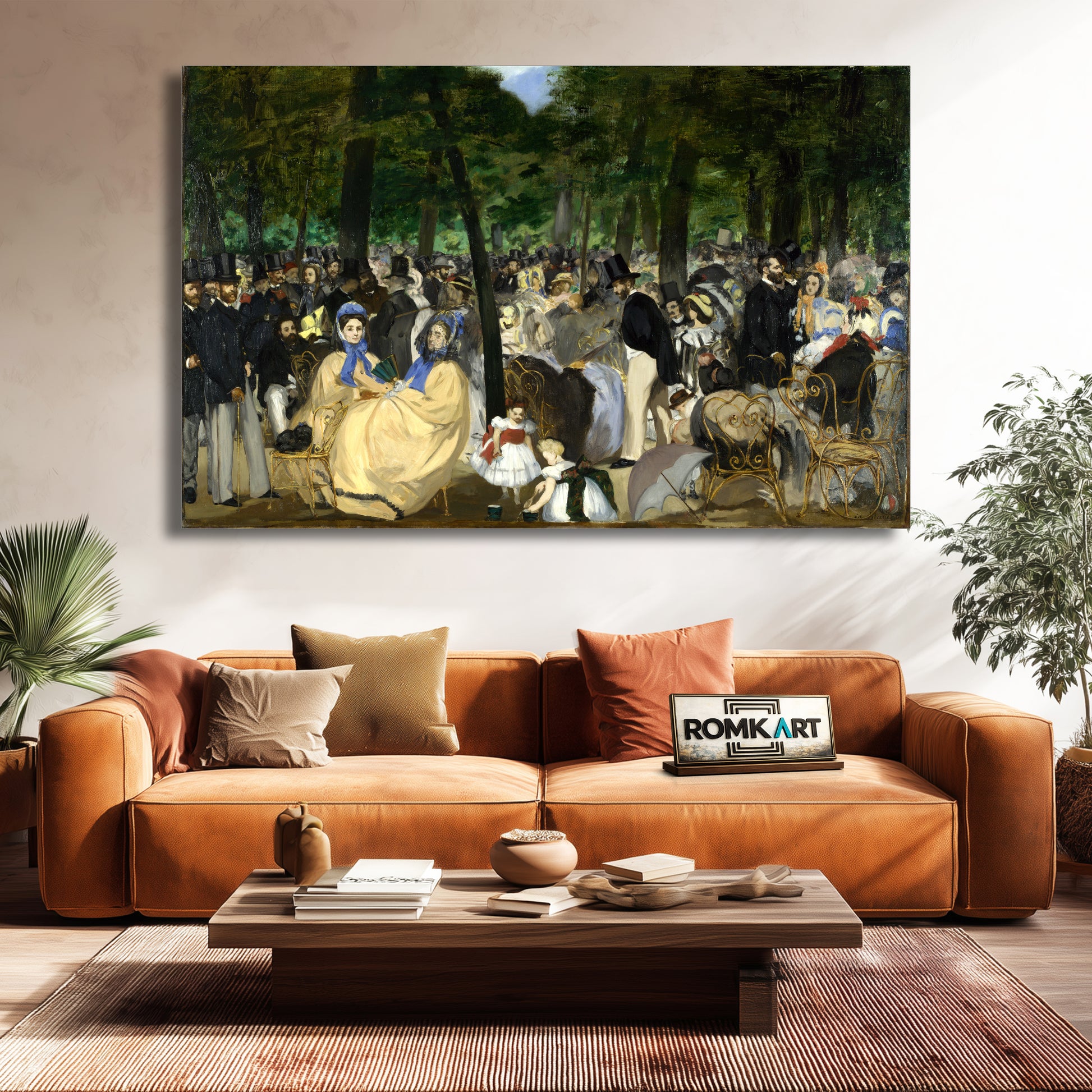 Edouard Manet Music In The Tuileries 1862 – Reproduction