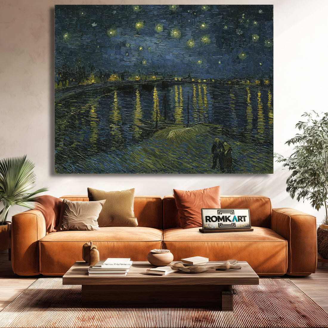 Vincent Van Gogh Starry Night Over The Rhone – Reproduction
