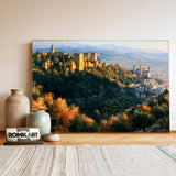 Alhambra Architectural Oil Painting