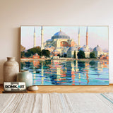 Hagia Sophia Architectural Oil Painting
