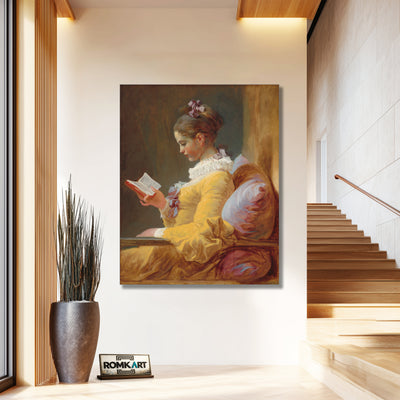 Jean-honor Fragonard Young Girl Reading – Reproduction