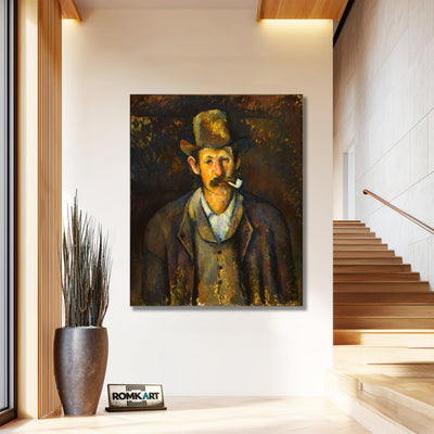 Paul Cezanne Man With A Pipe – Reproduction