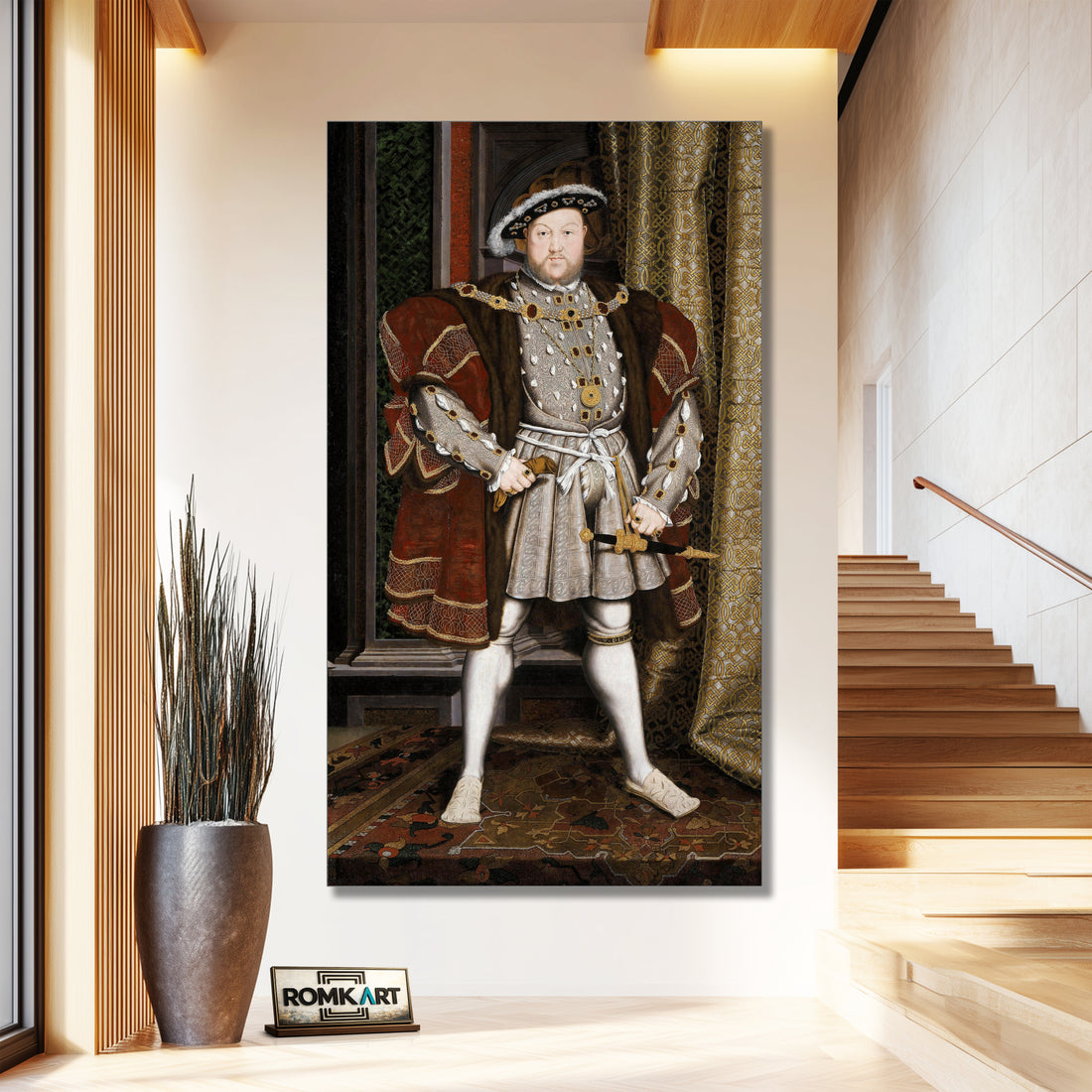 Hans Holbein The Younger Portrait Of Henry Viii 1537 – Reproduction