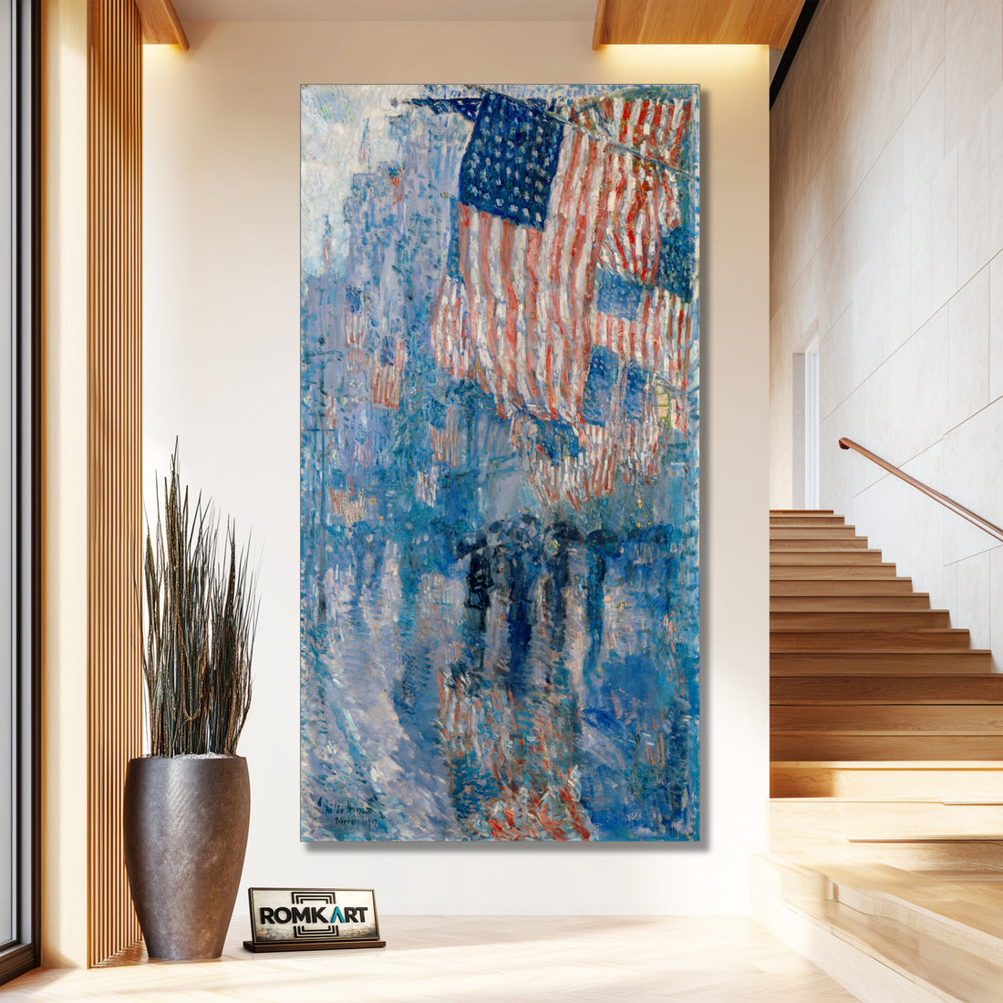 Childe Hassam The Avenue In The Rain Art In The White House – Reproduction