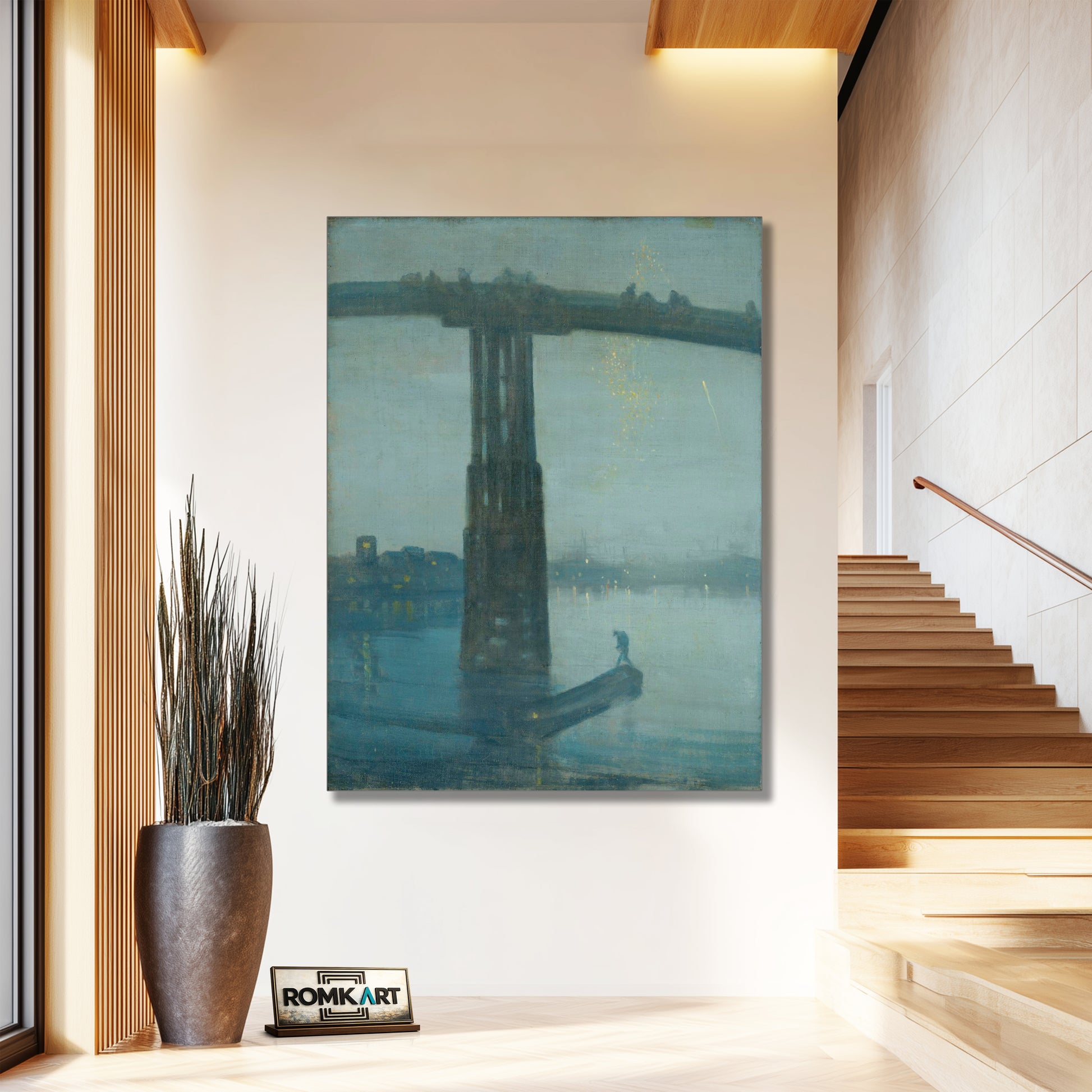 James Mcneill Whistler Nocturne Blue And Gold - Old Battersea Bridge – Reproduction