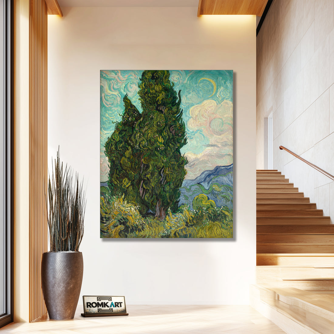 Vincent Van Gogh Cypresses 1889 – Reproduction