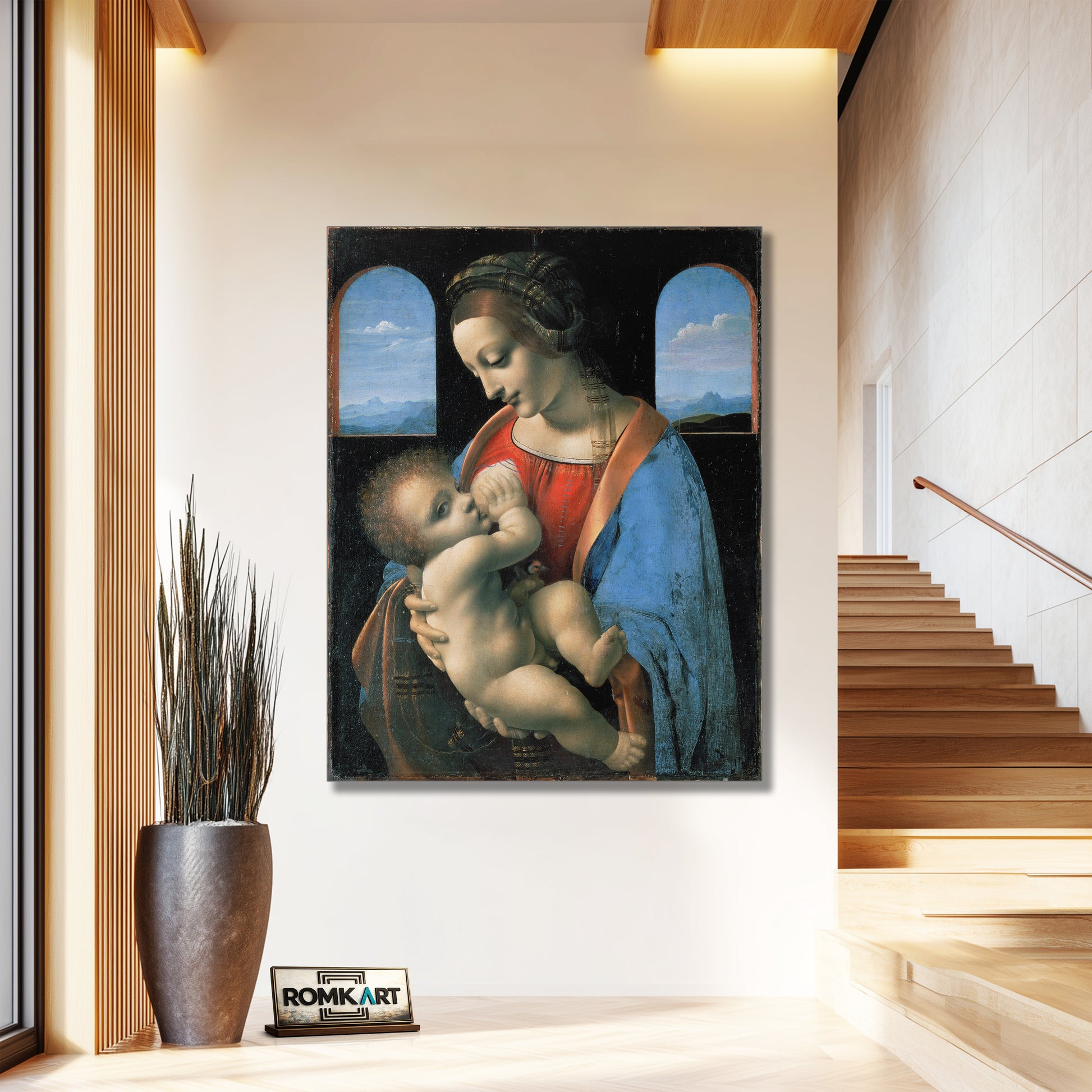 Leonardo Da Vinci Madonna Litta 1490 – Reproduction