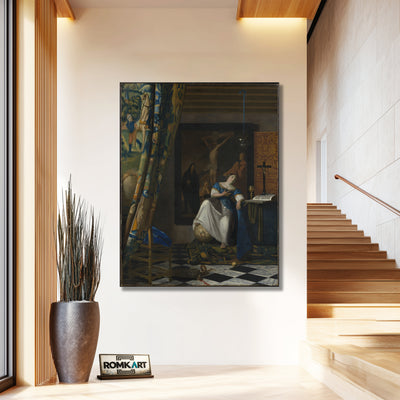 Johannes Vermeer The Allegory Of Faith 1670-1672 – Reproduction