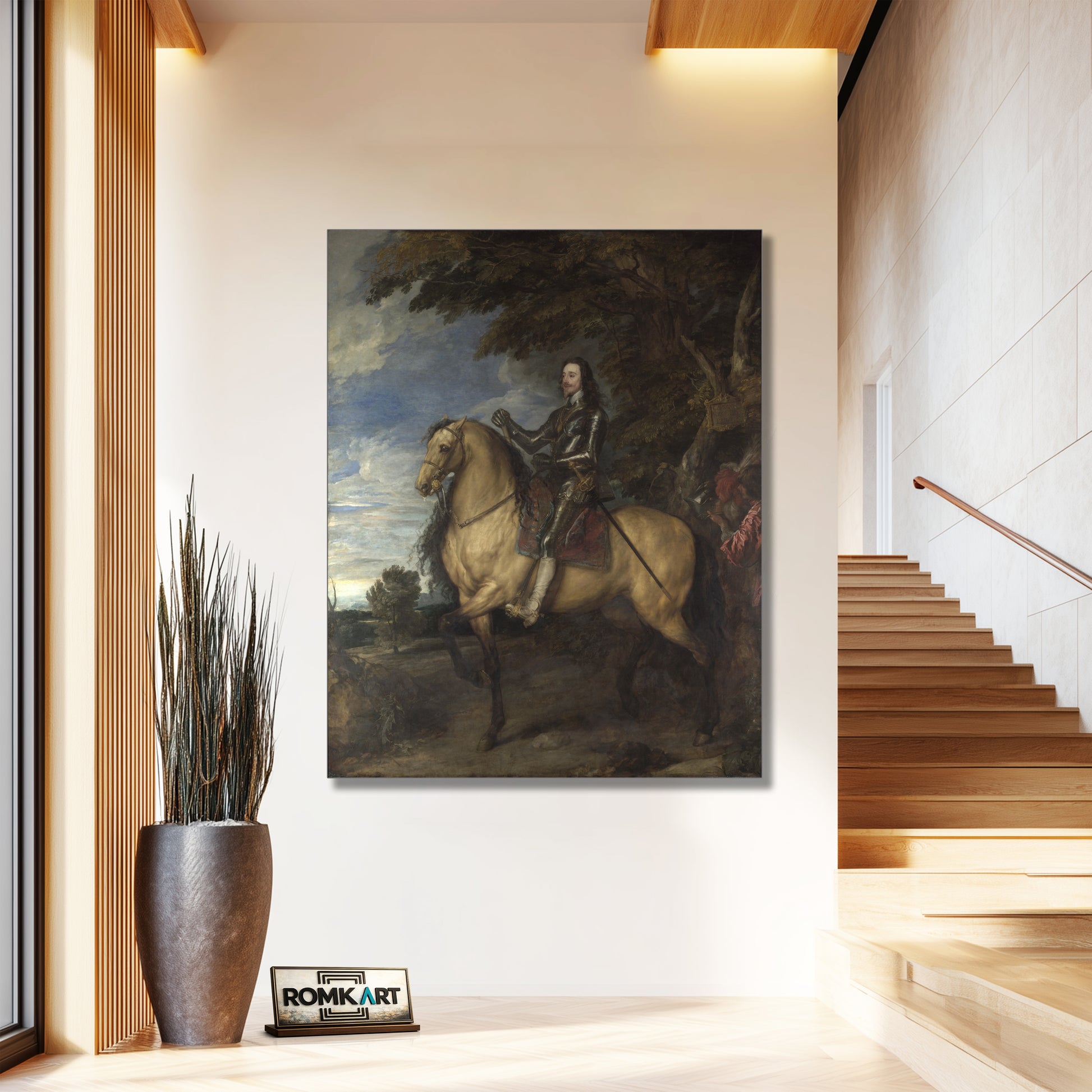 Anthony Van Dyck Equestrian Portrait Of Charles I – Reproduction