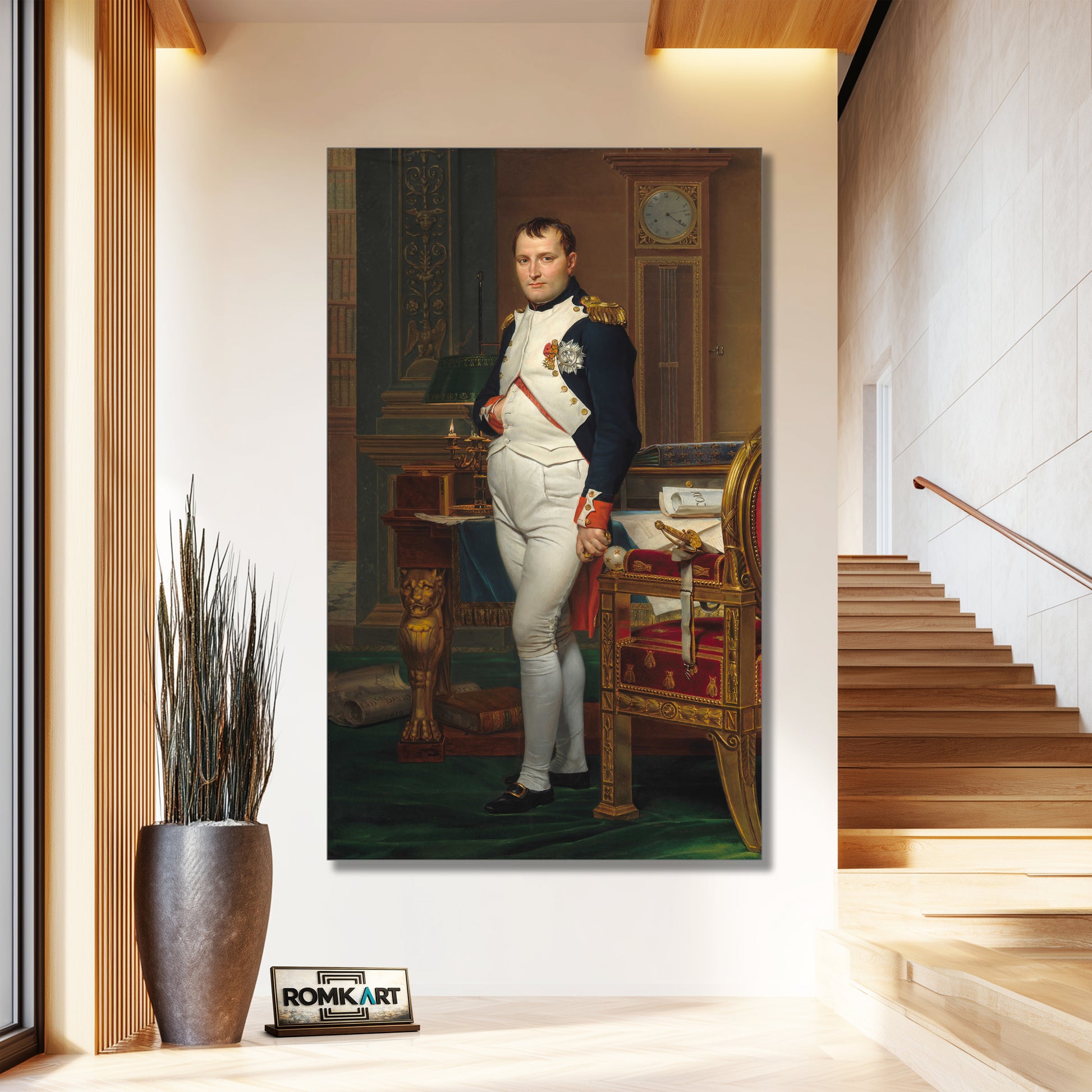 Jacques-louis David Emperor Napoleon In His Study At The Tuileries 1812 – Reproduction