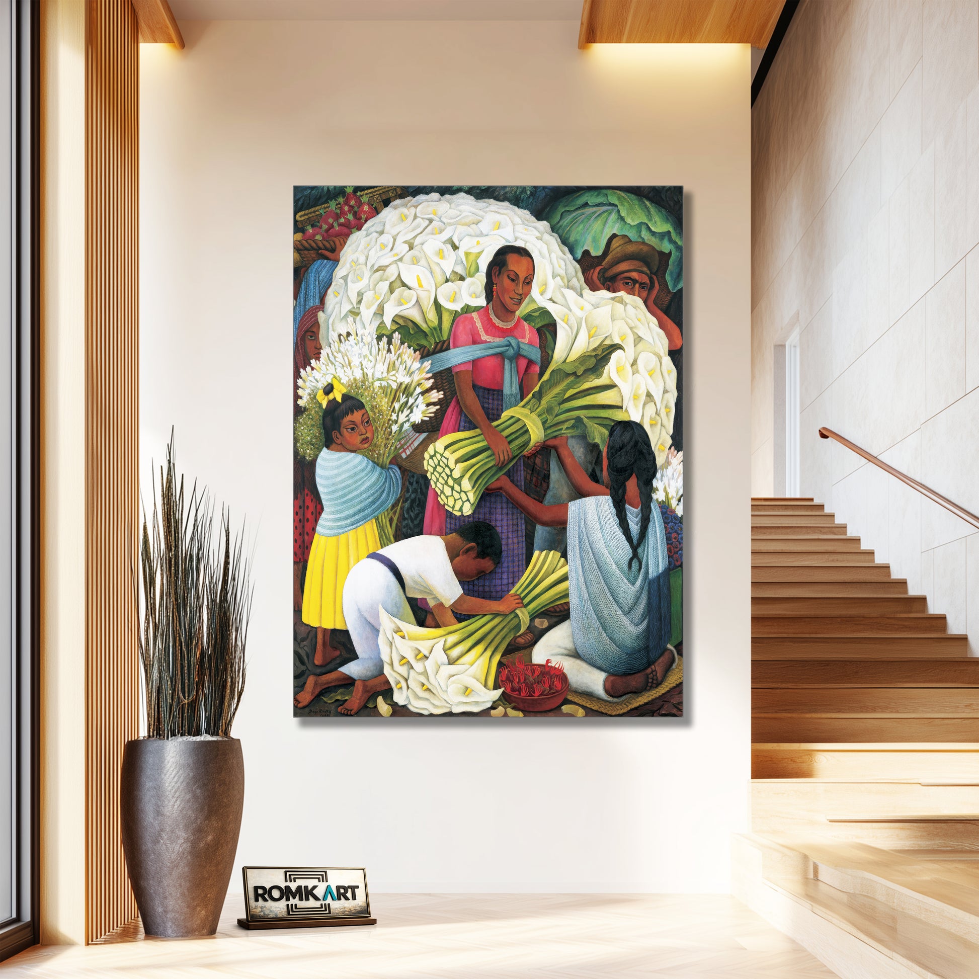 Diego Rivera The Flower Vendor – Reproduction