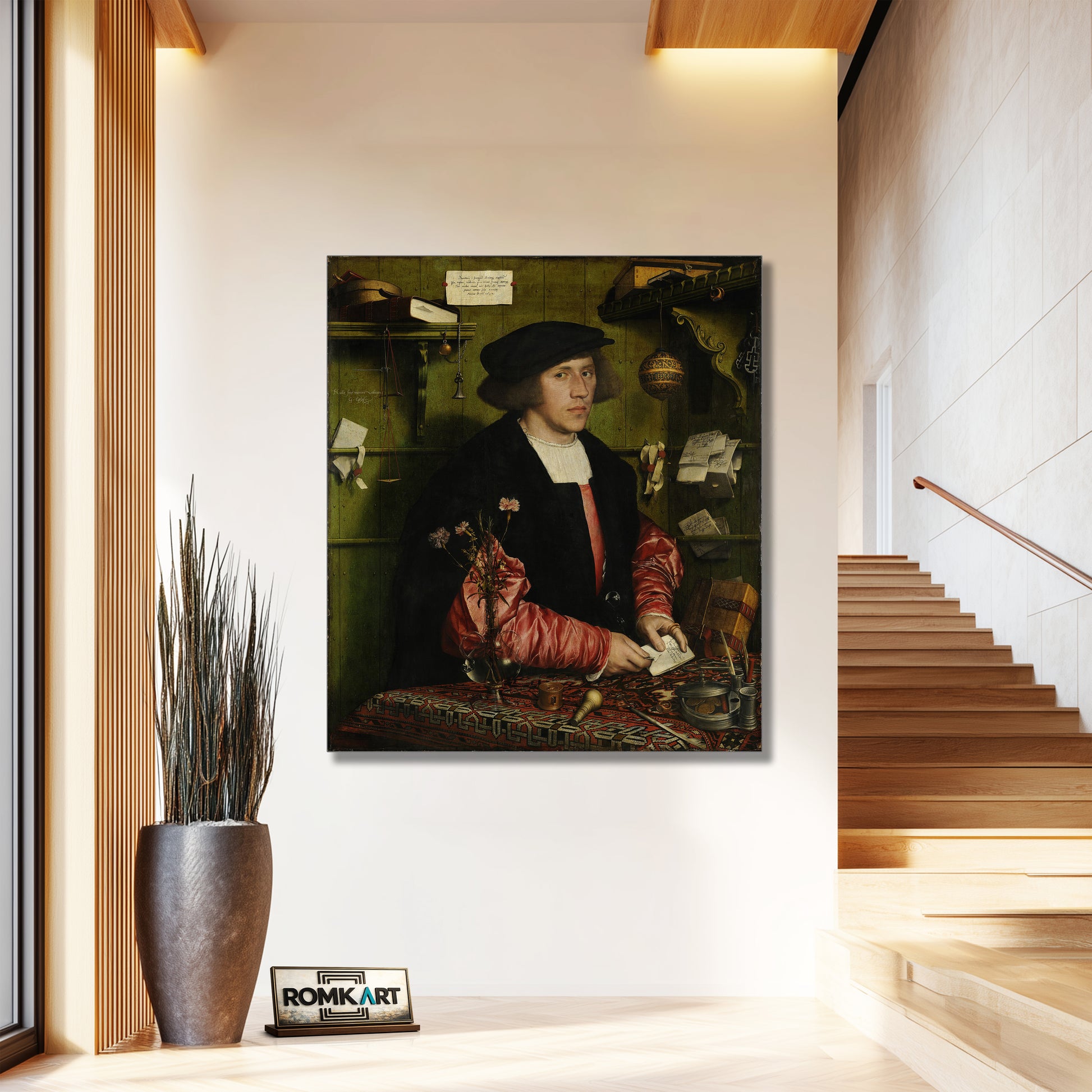 Hans Holbein The Younger The Merchant Georg Gisze 1532 – Reproduction