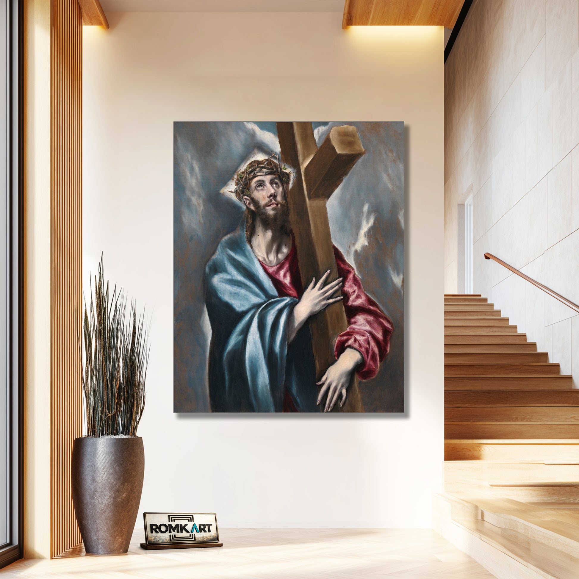 El Greco Christ Carrying The Cross 1602 – Reproduction