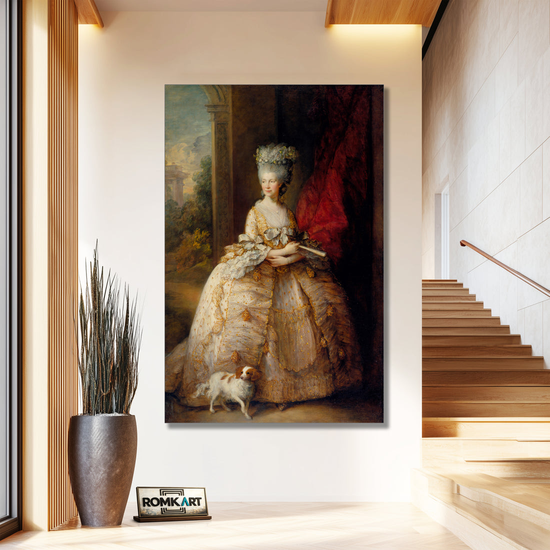 Thomas Gainsborough Queen Charlotte 1781 – Reproduction