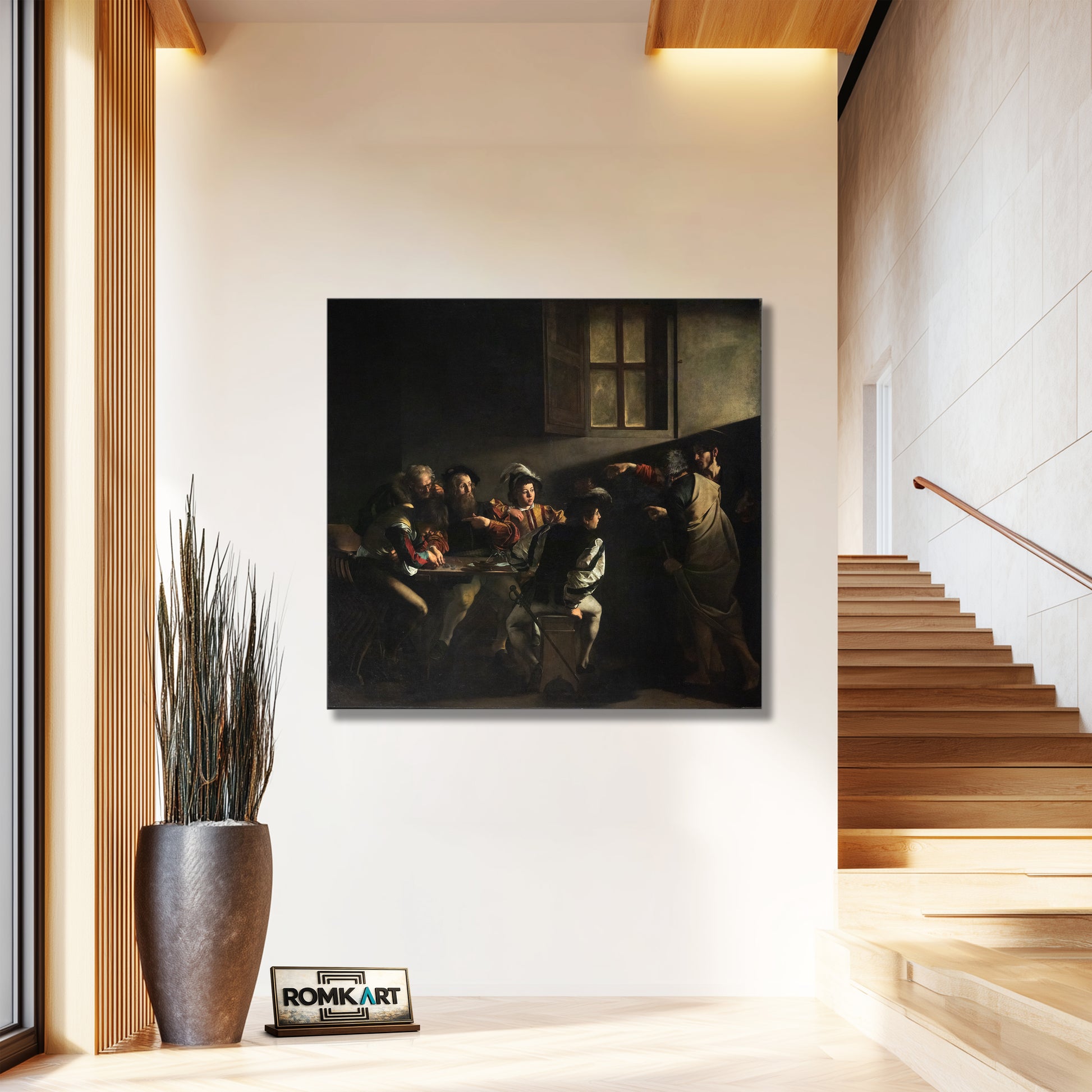 Caravaggio The Calling Of Saint Matthew – Reproduction