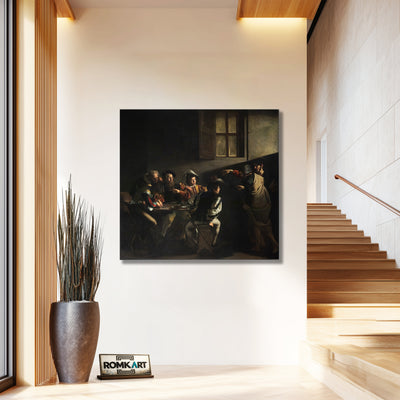 Caravaggio The Calling Of Saint Matthew – Reproduction